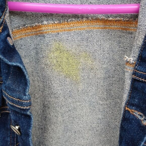 Hand painted denim jacket - Picture 5 of 7